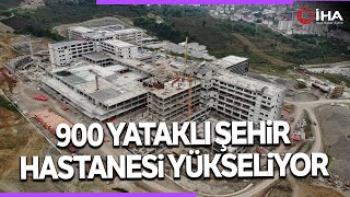 Ordu Şehir Hastanesi Yükseliyor