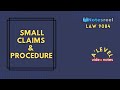 Small Claims & Procedure | A Level Notes Law 9084