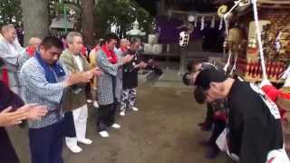 平成27年 平塚市中原 日枝神社 東照大権現祭 本社神輿渡御。