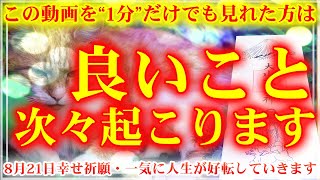 ※この音を再生できた方は願いが叶う前兆です※1分で幸運体質になる動画です🌞60秒だけでも聞き流し出来た方は最高の1日になります🌞浄化音楽 邪気祓い 幸運体質チューニング