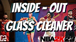 🔥🏀BEST INSIDE-OUT GLASS CLEANER C BUILD ON NBA 2K23🏀🔥  #nba2k23 #nba2k23nextgen #nba2k23bestbuild