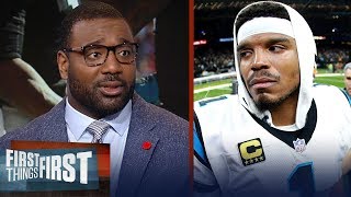Chris Canty reacts to Kelvin Benjamin's critical comments on Cam Newton | NFL | FIRST THINGS FIRST