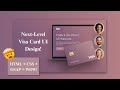 Modern Card Website with GSAP Animation, Parallax & ScrollTrigger | HTML CSS JavaScript Tutorial
