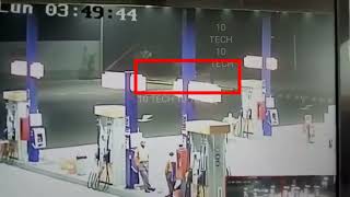 Alien Or Ghost Caught In Petrol Pump CCTV || Alien Animation Fake Video || 10 TECH 10 TECH