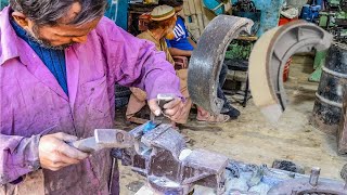 Incredible Technique to Rebuild and Restore Old Brake Shoe