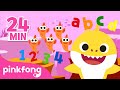 Baby Shark Belajar Angka & Huruf | Kumpulan Lagu Baby Shark | Kartun Anak | Pinkfong & Baby Shark