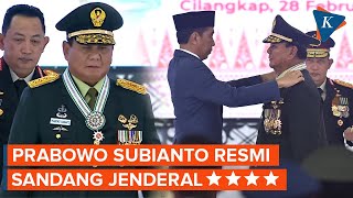 Prabowo Berseragam TNI Lengkap! Berpangkat Jenderal Bintang 4