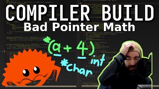 Building a Compiler - Printing Strings and Bad Pointer Arithmetic | Live Rust Programming