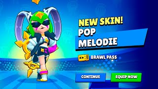 😍POP MELODIE IS HERE🔥 35 NEW SEASON \u0026 12 NEW BRAWLERS | FREE GIFTS🎁 BRAWL STARS UPDATE!!