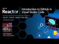 Introduction to GitHub in Visual Studio Code