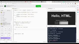 Basic Node and Express Chain Middleware to Create a Time Server Learn freeCodeCamp Part 8