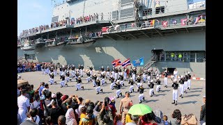 ทึ่ง! แฟนซีดริลทหารเรือก้องโลก สร้างความตื่นตาให้เด็กๆ ในวันเด็กแห่งชาติ