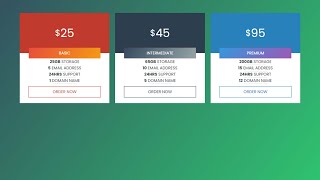 Awesome pricing table using only HTML & CSS