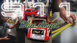 Porsche 911 Blue Angel - Part .2  I  Pedal to the Metal Fabrication!!