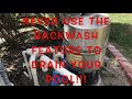 Draining Your Pool   NEVER DO IT THIS WAY!