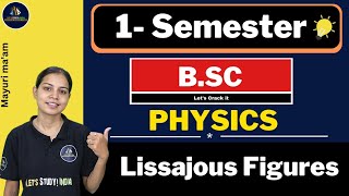 Lissajous Figures (Periods In The Ratio 1:2) | B.Sc. Physics 1st Semester | Mayuri Ma'am |