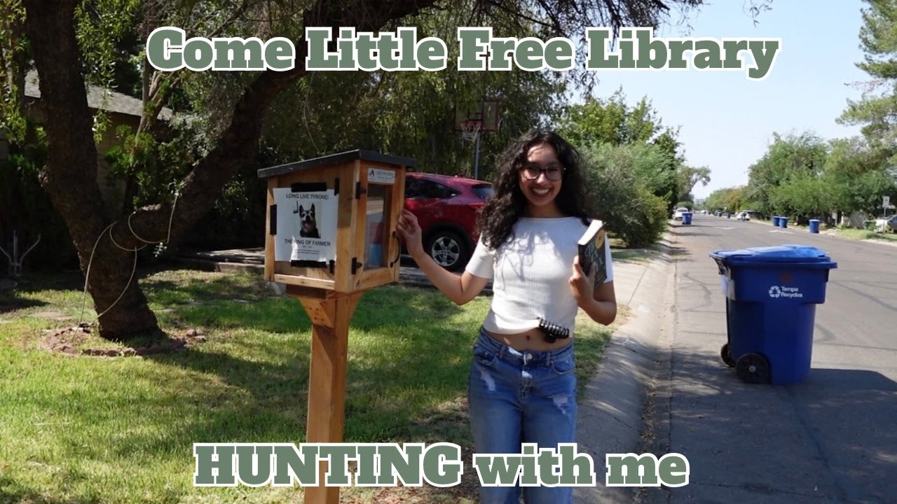 Come Little Free Library Hunting With Me Youtube
