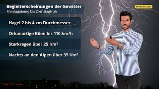 Wetter morgen: Heftige Regenfälle und Gewitter! So ziehen sie