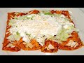 ENCHILADAS ROJAS DE QUESO Y DE POLLO RIQUISIMAS | #CocinablogOficial