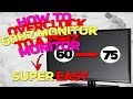 How To Overclock 60hz Monitor To 75hz Monitor | Easy and Safe