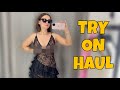 [4K] Try Haul | Fashion Haul Get Ready With Klara Si 2024 | Fashion Try On