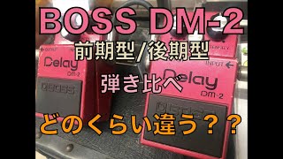 BOSS DM-2 前期型/後期型 弾き比べ！【TC楽器】