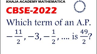 Which term of an AP is -49/2?