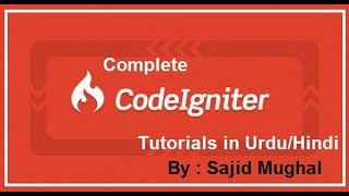 05 Custom Controller and View creation - Codeigniter (Urdu/Hindi)