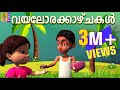 വയലോരക്കാഴ്ചകൾ |  Cartoon Story | Kids Animation Malayalam | Vayalora Kazhchakal