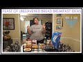 FEAST OF UNLEAVENED BREAD BREAKFAST IDEAS | FEAST OF UNLEAVENED BREAD | PASSOVER