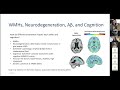 the role of cerebrovascular pathology in aging and neurodegenerative disease populations.