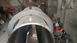 boring a long and big ss316 pipe