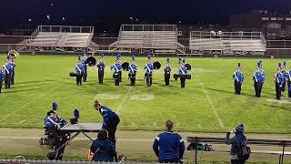 The Lincolnview Marching Lancers at the 2nd Annual Wayne Trace Band Bash