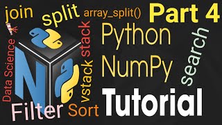 #61 Python Data Science Numpy - Part 4 | Tek Solutions | #datascience| @teksolutions #numpy