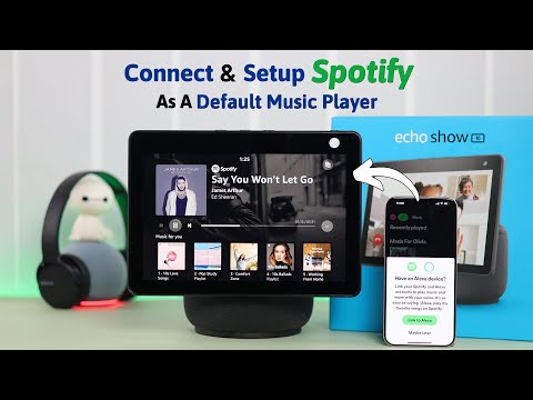 Amazon Echo Show 10: How to set SPOTIFY as your default music player! [Connect]