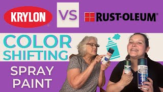 The BEST Color Shift Spray Paint | Krylon vs. Rustoleum