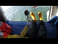 rnli helicopter winch training with the rescue helicopter