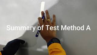 X cut method A, ASTM D3359