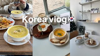 [韓国vlog]韓国でおすすめのモーニング/梨泰院・龍山カフェ/服飾学生の日常