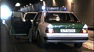 Ride along with Stuttgart Highway Patrol / Unterwegs mit der Autobahnpolizei Stuttgart, 1993. #2