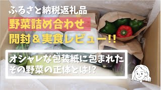 【ふるさと納税開封＆実食】オシャレな包装紙に包まれた野菜の正体とは!?《南国高知より まごころ野菜セット》