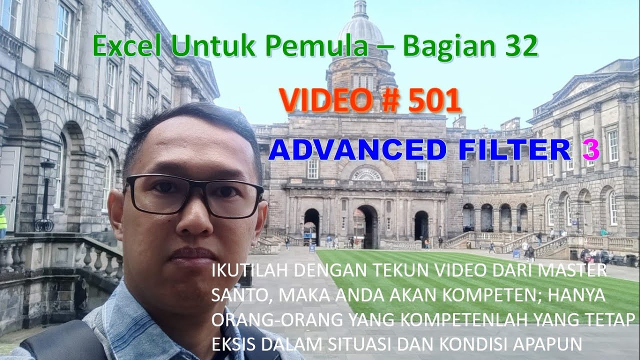 Belajar Microsoft Excel Bagi Pemula Bagian 32 – ADVANCED FILTER ...