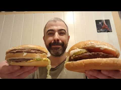 McDonald's Big Mac Vs Burger King Whopper #mcdonalds #burgerking - YouTube