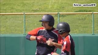 《中学硬式》　高橋瑛太選手（安佐ボーイズ）　【４番の貫録】