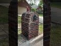 reparando tres buzones mailbox buzon masonry bricklayer construction viral silverado