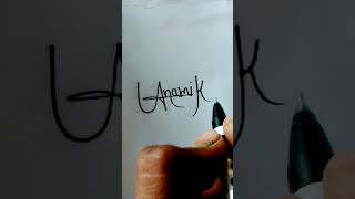 Anamika Name signature styil ❤❤ #shortvideo #ytshorts #viralvideo #trendingsong ❤