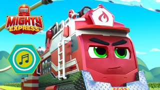 Rescue Red Will Save the Day! 🔥 🎵 | Mighty Express Sing Along | Songs For Kids