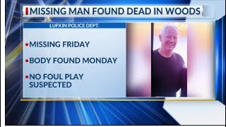 66-year-old Lufkin man found dead after being reported missing