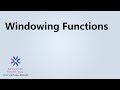 Windowing Functions