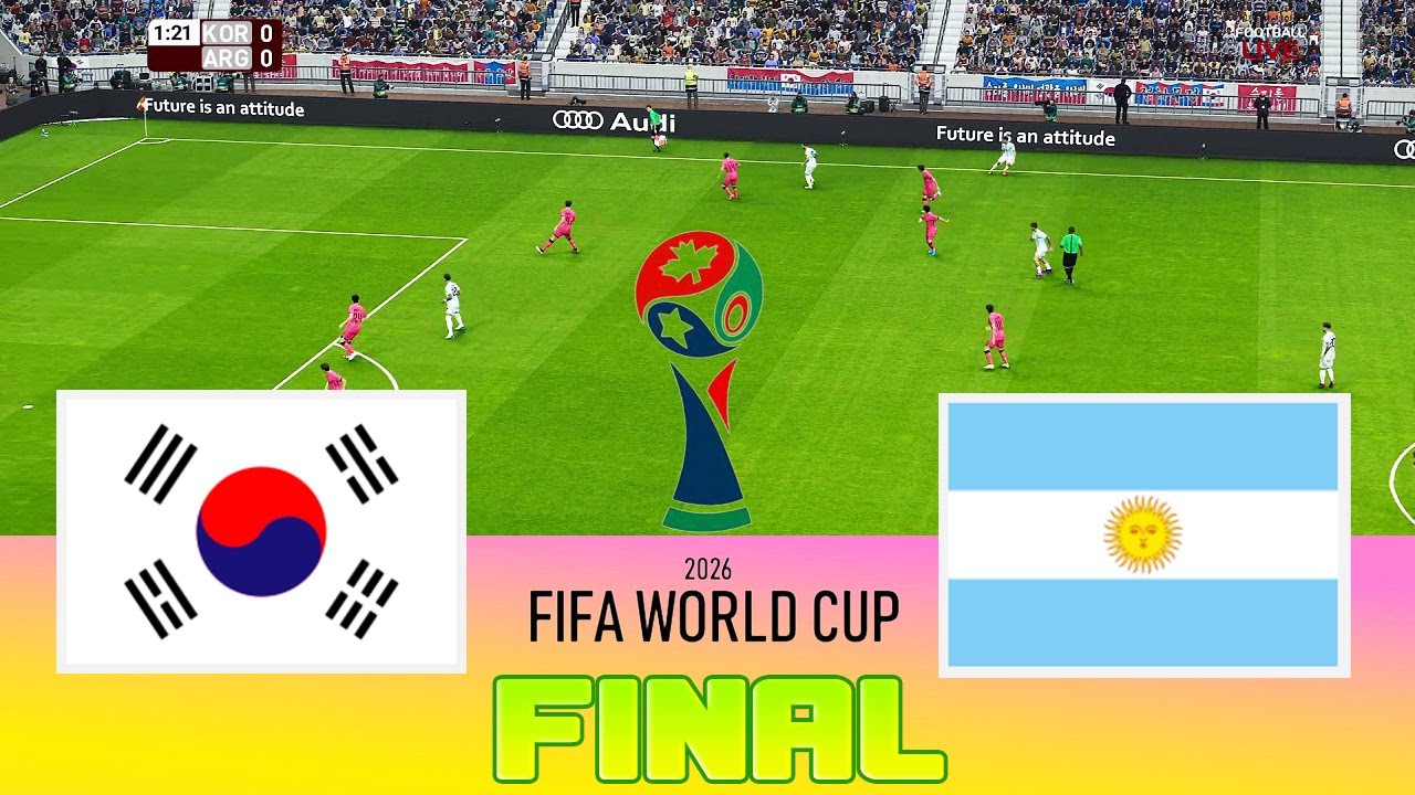 South Korea Vs Argentina Final Fifa World Cup 2026 Full Match All